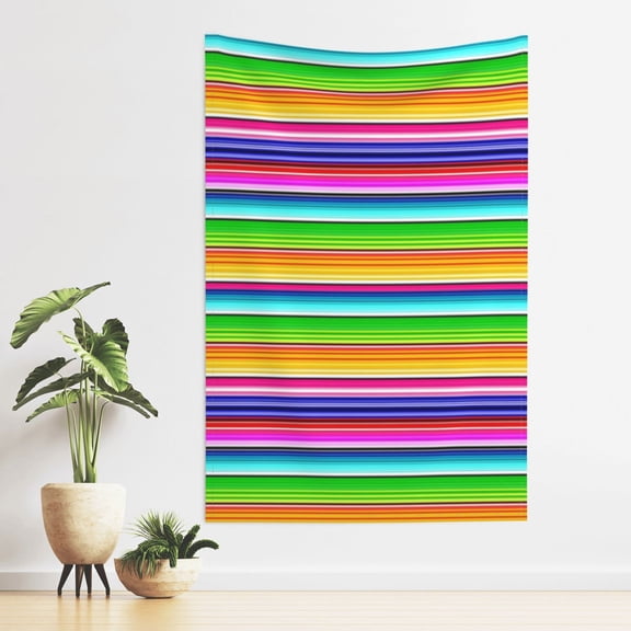 Colorful Serapetapestry For Bedroom Aesthetic Tapestry Wall Hanging Backdrop Room Decor (40'' X 60'')