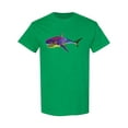thumbnail image 1 of Colorful Shark Pop Art T-Shirt Men -Image by Shutterstock, Male 3X-Large, 1 of 2