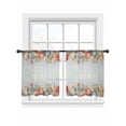 thumbnail image 1 of Colorful Shell Sheer Curtains 45 Inch Long 2 Panels, Ocean Coral Summer Beach Retro Light Filtering Rod Pocket Curtains, Sheer Voile Drapes for Living Room Bedroom, 52"x45", 1 of 8