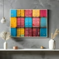 thumbnail image 1 of Colorful Shipping Containers Art Poster: Modern Industrial Decor, Size 24x36 UNFFRAMED F03.1.7l1755, 1 of 3