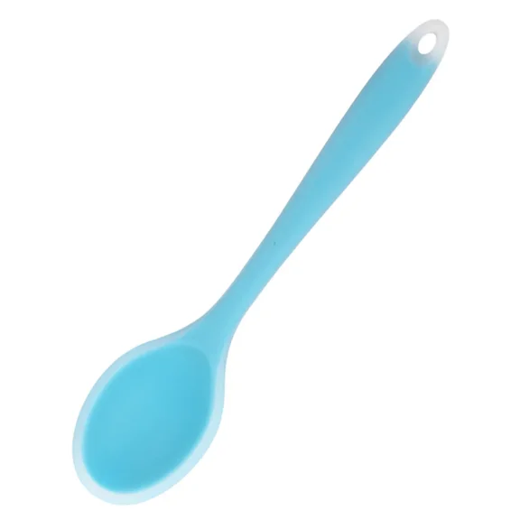 Colorful Silicone Spoon Heat Resistant Non-stick Rice Spoons Kitchenware Tableware Learning Spoon Cooking Kitchen Tool Tableware
