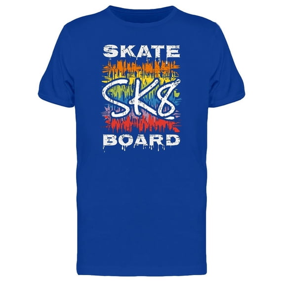 Colorful Sk8 Graffiti Tee Men's -Image by Shutterstock