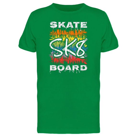 Colorful Sk8 Graffiti Tee Men's -Image by Shutterstock