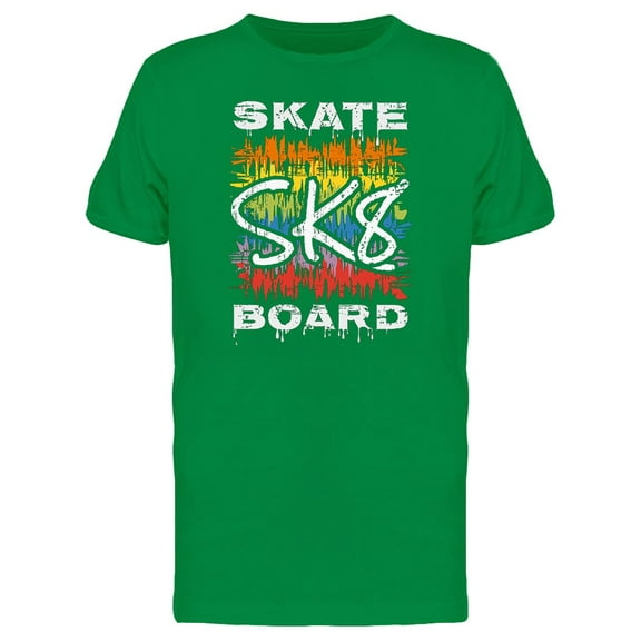 Colorful Sk8 Graffiti Tee Men's -Image by Shutterstock
