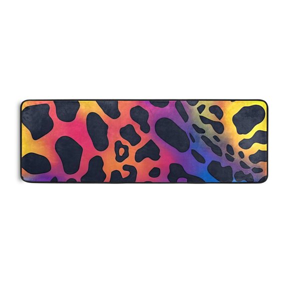 Colorful Skin Runner Rug 24x72 Inch Cushioned Non Slip Soft Absorbent Floor Mat