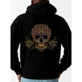 thumbnail image 1 of Colorful Skull Hoodie hoodies & sweatshirt skeleton for men long sleeve black Casual Classic Design Pullover Hooded Sweatshirt Streetwear For Winter Fall, As Gift elegant 3d 3d, 1 of 7