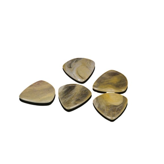 Colorful Smooth Strumming Resin Guitar Picks Flexible Resin Construction Suitable for Speed Stability and Performances