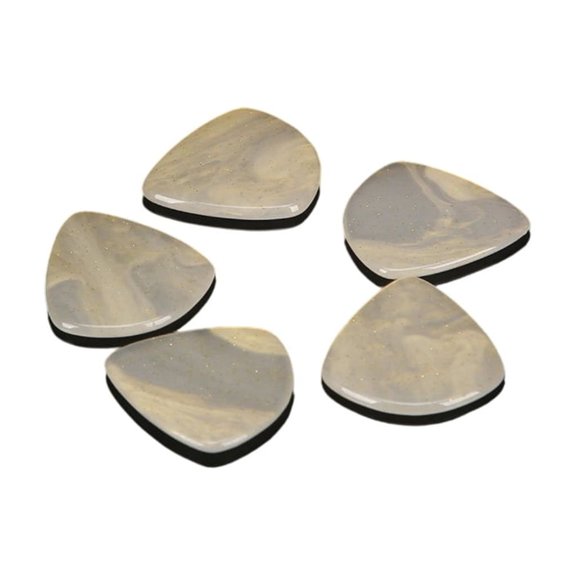 Colorful Smooth Strumming Resin Guitar Picks Flexible Resin Construction Suitable for Speed Stability and Performances