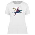 thumbnail image 1 of Colorful Snakes Doodles T-Shirt Women -Image by Shutterstock, Female Medium, 1 of 2
