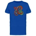 thumbnail image 1 of Colorful Snakes Reptiles T-Shirt Men -Image by Shutterstock, Male x-Large, 1 of 2