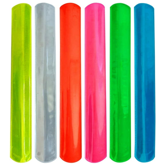Colorful Snap Bracelets for Kids and Adults, 6-Pack, Fun Party Favors, Bright Neon Colors, Safe and Durable, Great for Events, Gifts, and Prizes