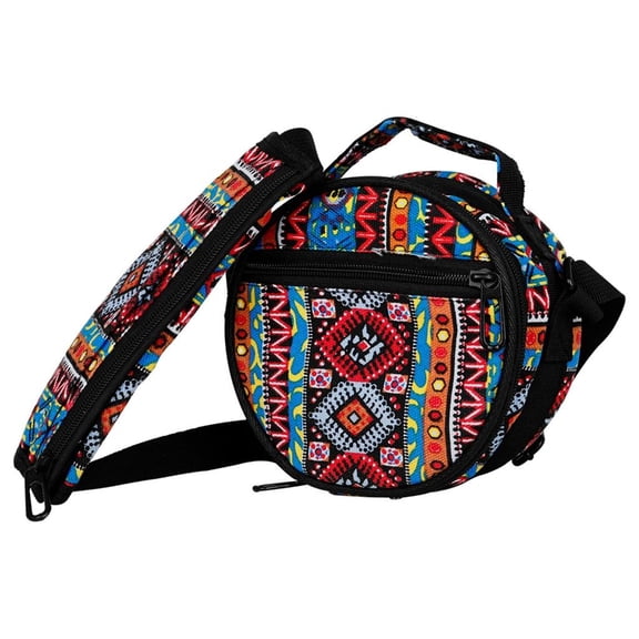 Colorful Snares Drum Storage Bag with Padded Protection and Front Pocket