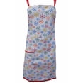 thumbnail image 1 of Colorful Snowflake Adult Apron Bib Style Holiday Cooking, 1 of 1