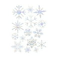 thumbnail image 1 of Colorful Snowflake Static Cling Window Stickers for Christmas, Electrostatic Decals for Glass Doors and Windows, Removable Holiday Decor for Home and Office, 1 of 6