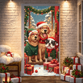 thumbnail image 1 of Colorful Snowman Banner Cheerful Christmas Decorations Fun Party Backdrop Family Gathering Holiday Event, 1 of 9