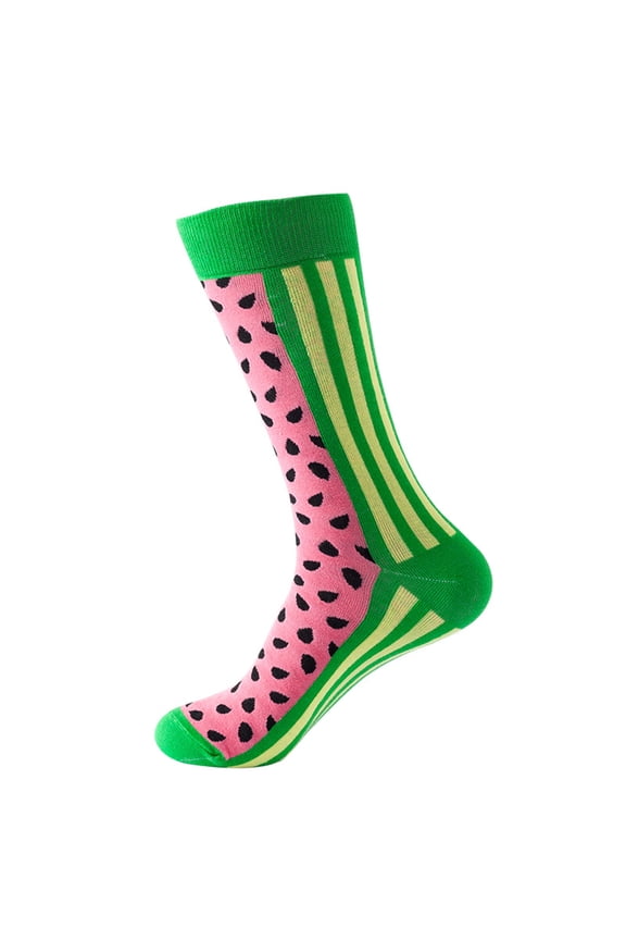 Colorful Socks, Novelty Socks for Woman, Fun Socks for Woman, Fun Socks, Funky Socks, Men's Dress Funny Crazy Colorful Novelty Combed Cotton Crew Socks, D