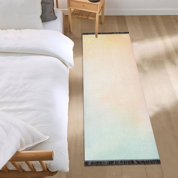 Colorful Soft Cloud Runner Area Rug 2x6 Soft Non-Slip Washable Bedside Carpet for Hallway Bedroom Living Room Home Decor