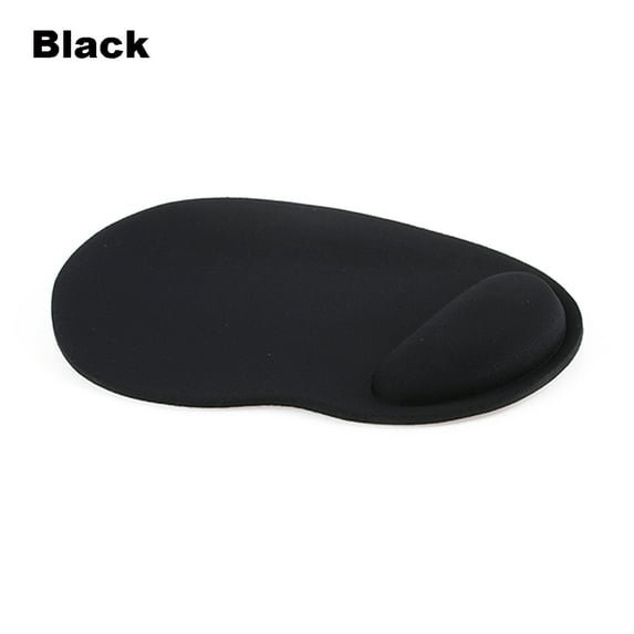 Colorful Soft Comfortable Mice Mat Non Slip Wrist Support Mouse Pad BLACK