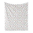thumbnail image 1 of Colorful Soft Flannel Fleece Blanket, Kids Playing in the Field Doodle Colorful Cartoon Style Children Having Fun Image, Cozy Plush for Indoor and Outdoor Use, 70" x 90", Multicolor, by Ambesonne, 1 of 5