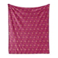 thumbnail image 1 of Colorful Soft Flannel Fleece Blanket, Pattern with Circles from Polka Dots Funky Colors Geometric Scribble Composition, Cozy Plush for Indoor and Outdoor Use, 50" x 60", Multicolor, by Ambesonne, 1 of 5
