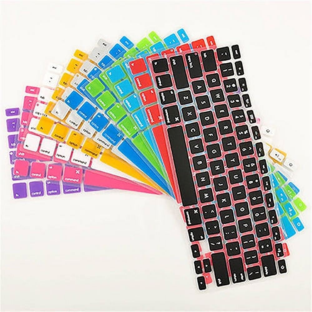 Colorful Soft Silicone Keyboard Cover For Apple Pro US Version Laptop 