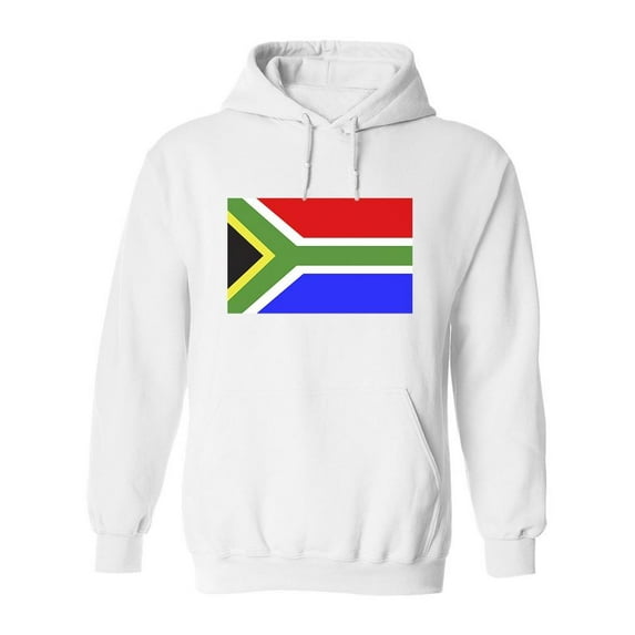 Colorful South Africa Flag Hoodie Men -Image by Shutterstock, Male Large
