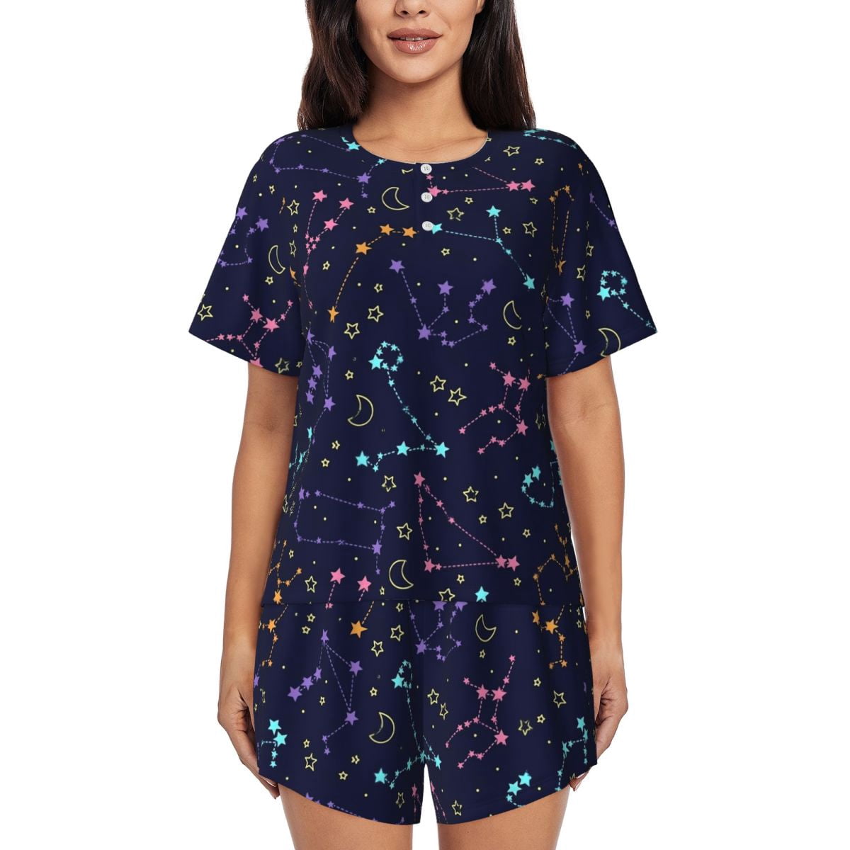 space print pajamas main image 1