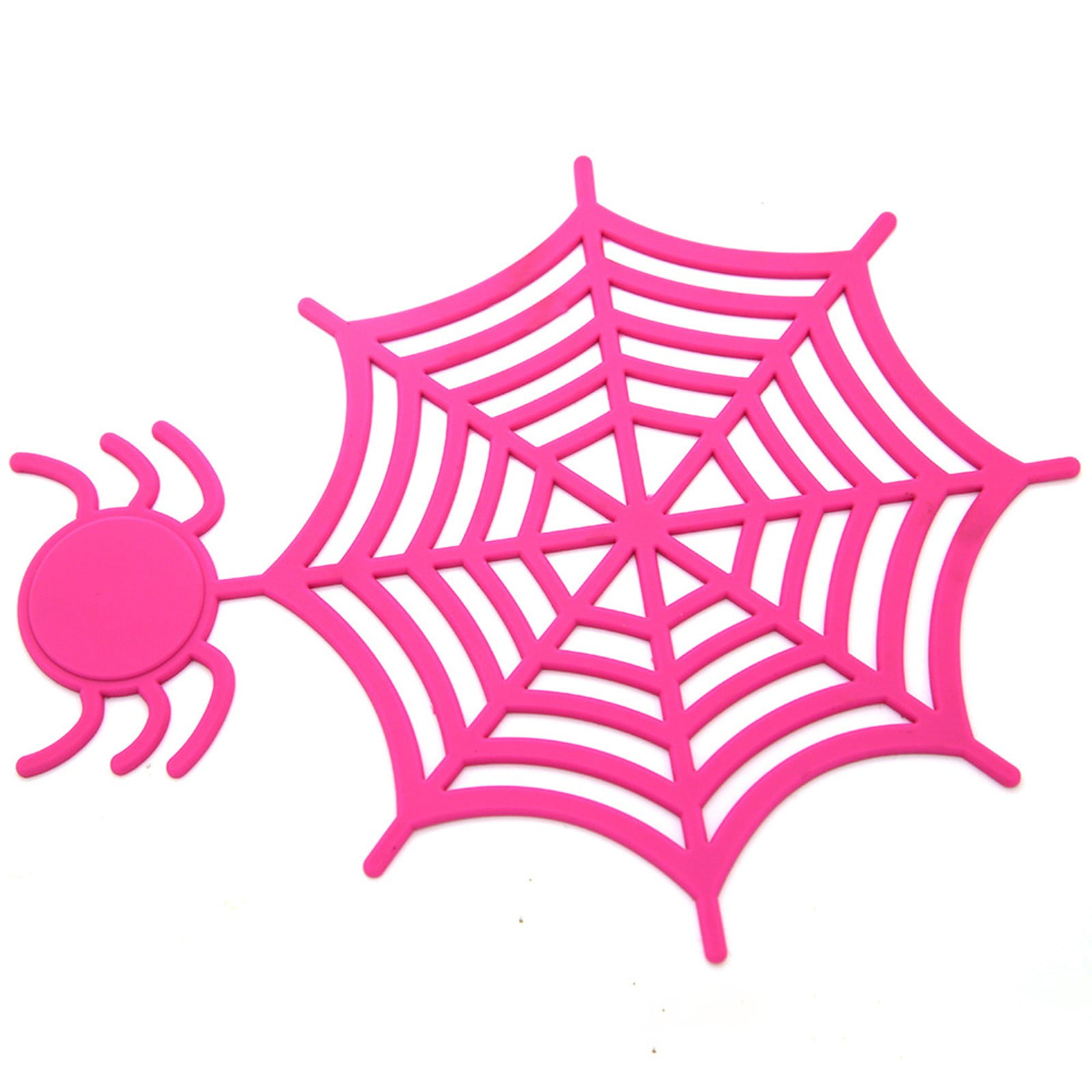 Colorful SpiderwebDesigned PVC Table Mat NonSlip, Easy to Clean