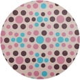 thumbnail image 1 of Colorful Spots Round Placemat Set of 1, Non-Slip Heat Resistant & Waterproof Plate Pads for Dinner Table Table Placemats, 15.4 in Home Decor, 1 of 6