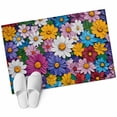 thumbnail image 1 of Colorful Spring Floral Large Area Rugs for Bedroom Living Room, Soft Non Slip Carpet Bedside Rug, Modern Oil Painting Flowers Rectangular Floor Cover Kitchen Accent Rug 2'x3' for Dining Room/Office, 1 of 9
