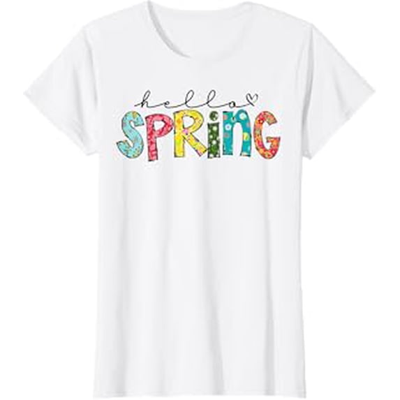 Colorful Spring Flower T-Shirt for Plant Lovers - Perfect for Easter ...