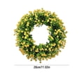 thumbnail image 1 of Colorful Spring & Summer Flower Wreath - Elegant Front Door Decor, Festive Garlands, Perfect for Holidays, Birthdays, Weddings & Housewarming B, 1 of 5