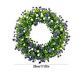 thumbnail image 1 of Colorful Spring & Summer Flower Wreath - Elegant Front Door Decor, Festive Garlands, Perfect for Holidays, Birthdays, Weddings & Housewarming D, 1 of 5