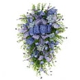 thumbnail image 1 of Colorful Spring and Summer Wreath for Home Decoration - Elegant Floral Garland to Enhance Your Front Door Entrance, 1 of 6