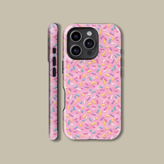 Colorful Sprinkles Pattern Case for iPhone Samsung Retro Confetti