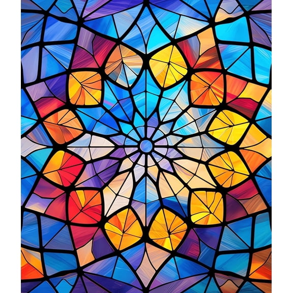 Stained Glass Chocolate Transfer Sheet, by Tnct.
