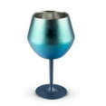 thumbnail image 1 of Colorful Stainless Steel Goblet with Lid, Unique Removable Design, Portable Leak Proof Insulated Tumbler for Wine and Beverages, 1 of 1