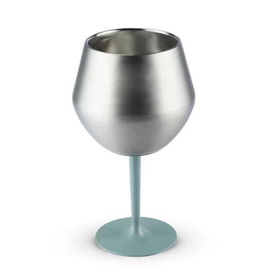 Colorful Stainless Steel Goblet with Lid, Unique Removable Design, Portable Leak Proof Insulated Tumbler for Wine and Beverages