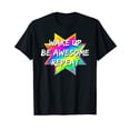 thumbnail image 1 of Colorful Star Graphic Positive Self Esteem T-Shirt for Daily Motivation, 1 of 5