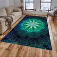 Colorful Star Mandala Area Rug Carpet Nonslip Large Hallway Door Step