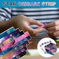 thumbnail image 1 of Colorful Star Paper Strips - DIY Handcraft Art Decoration Paper Strips - Festive Star-Shaped Paper for Scrapbooking Party Decor - Creative Craft Supplies for Home Projects, 1 of 2