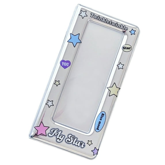 Colorful Star Photobooth Photo Album for Photo Strips Party or Wedding Album 20 Clear Sleeves Fits 40 Slide In Photos