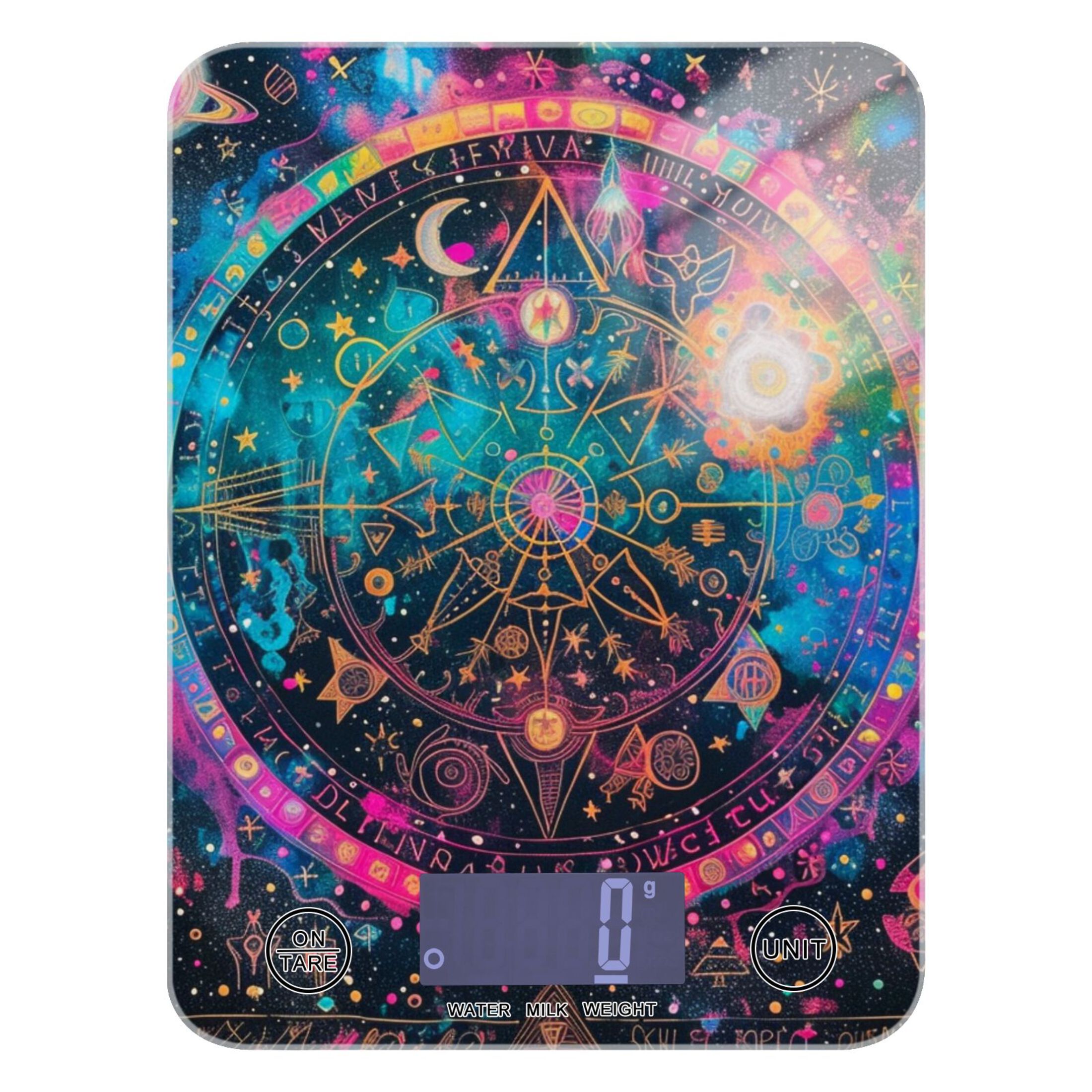 Sky Scale Colorful Starry Sky Food Scale Multifunction Digital Kitchen Scale 11lb ...