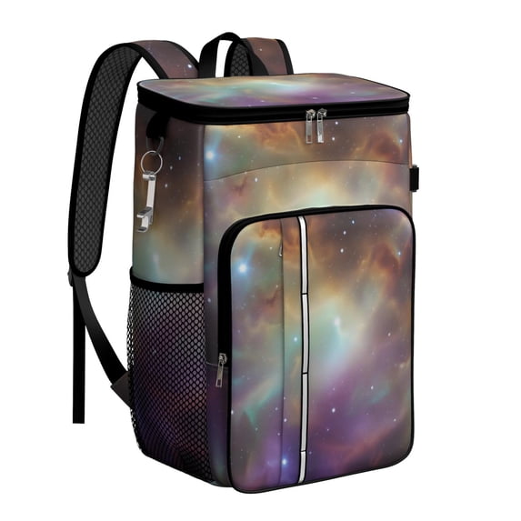 Starryskye Colorful Starry Sky and Universe Insulated Cooler Backpack, 600D Oxford ...