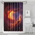 thumbnail image 1 of Colorful Starry Sky and Universe Modern Waterproof Shower Curtain Set with 12 Hooks, Washable Decorative Bathroom Shower Curtain, 1 of 6