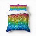 thumbnail image 1 of Colorful Stars Bedding Set 3 Pcs Soft Microfiber Quilt Cover For Bedroom Decor, Comforter Cover With 2 Pillowcase, 1 of 5