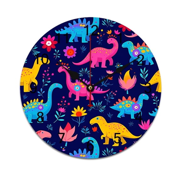 Colorful Stars Clouds And Moon Time Decorative Wall Clocks Round Large Wall Watch Bedroom Home Decor 10 12 14 Inch