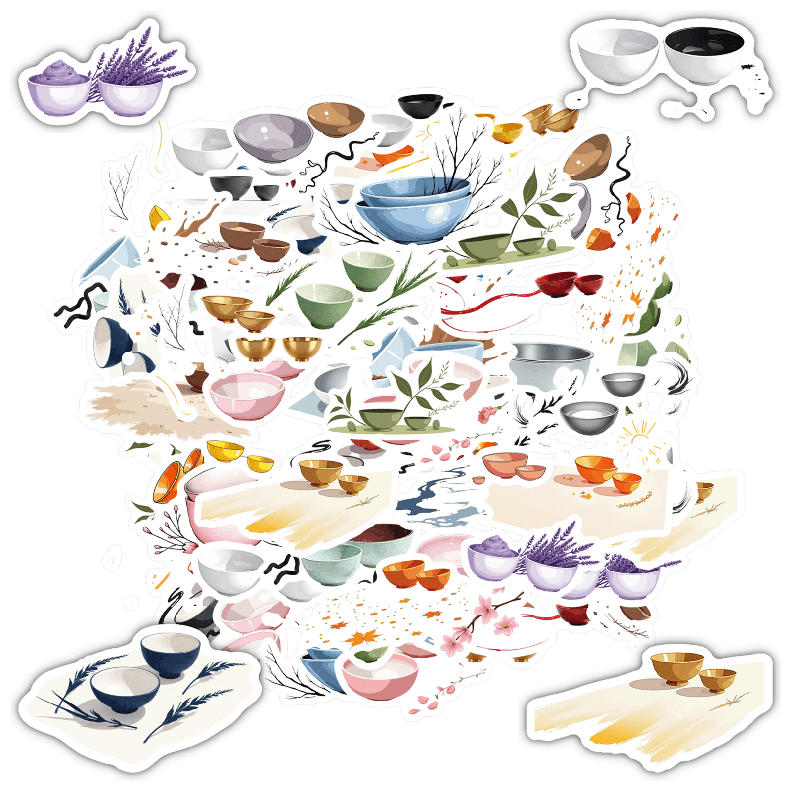 Colorful Stationery Stickers Ceramic Teacher Reward Stickers DIY ...