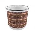 thumbnail image 1 of Colorful Steel Camping Mug, Abstract Geometrical Native Aztec Style Composed Arrow Shaped Pattern Print, Printed Thermal Cup for Camping and Outdoor Activities, by Ambesonne, 1 of 2