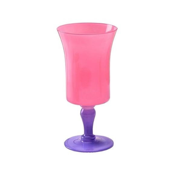 Colorful Stemmed Glasses, 400ml Crystal Glass Goblet for Water, Juice, Wine and Cocktails